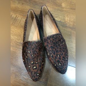 Madewell loafers flats pointed animal printed shoes Women’s Size 7.5